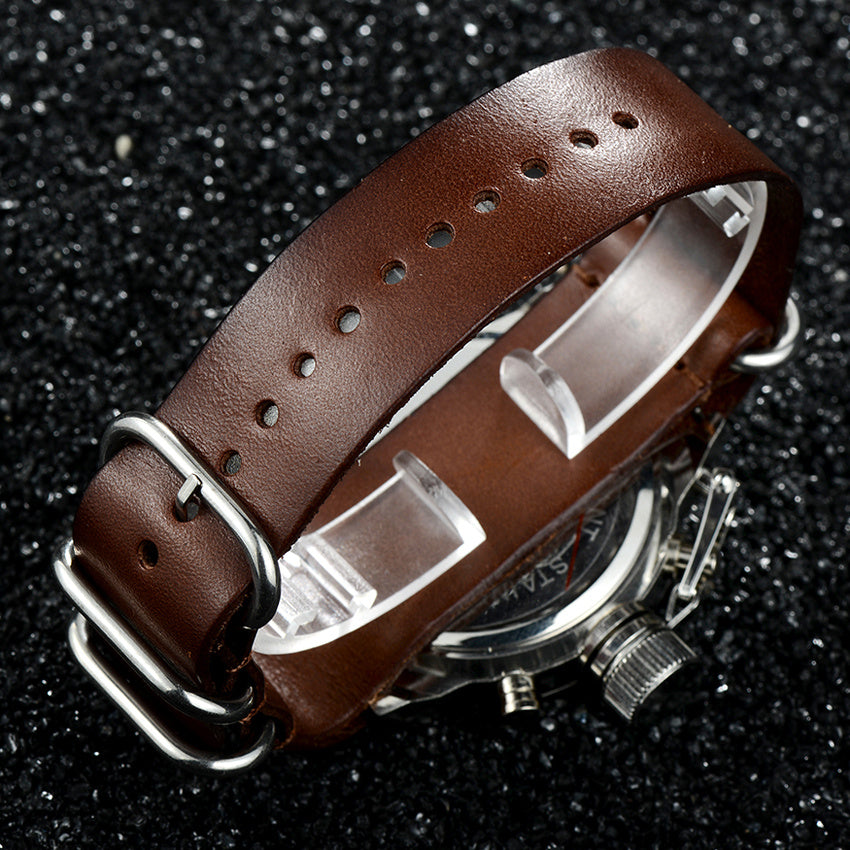 Men's Luxury Military Quartz Watch – LED Analog Sports Timepiece