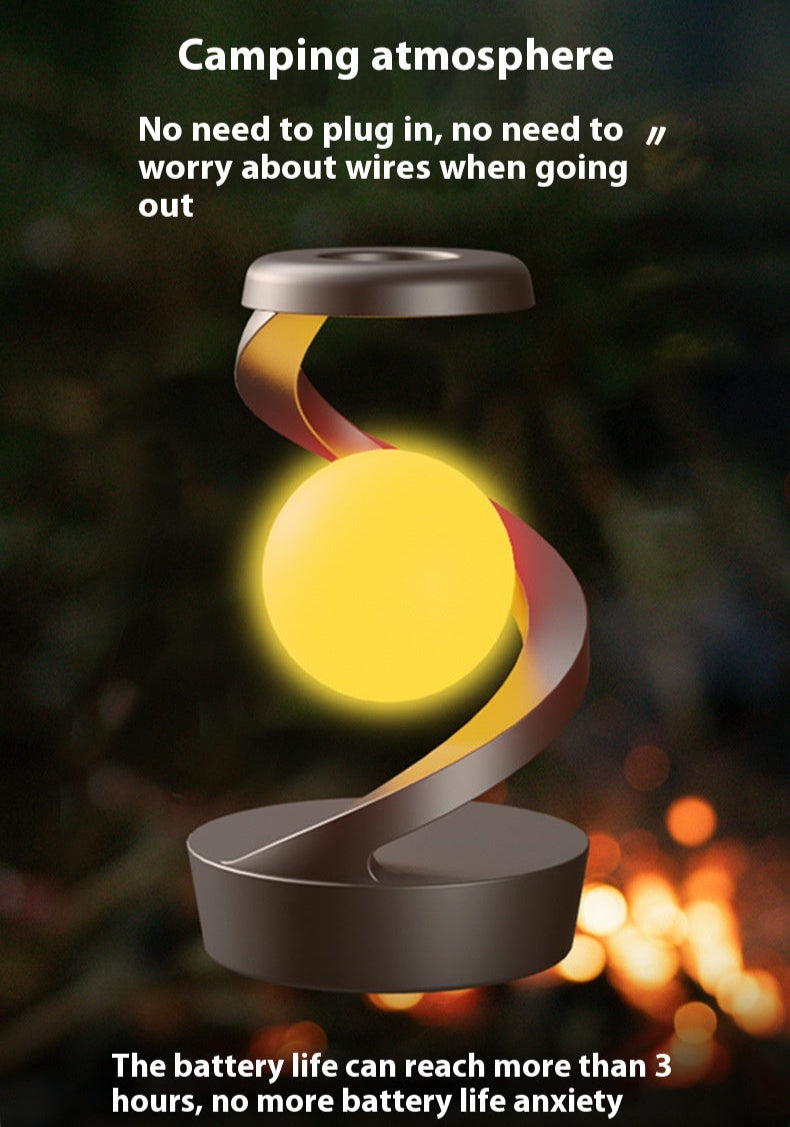 Rotating Sensor Control Moon Lamp with Wireless Charging