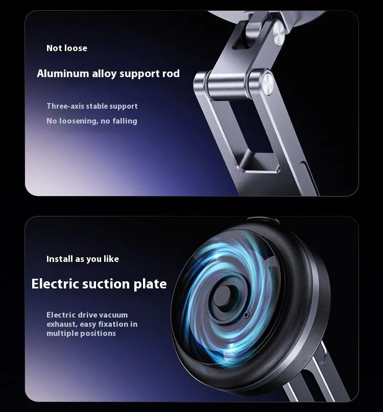 Double Suction Magnetic Car Phone Holder | 360° Adjustable Mount