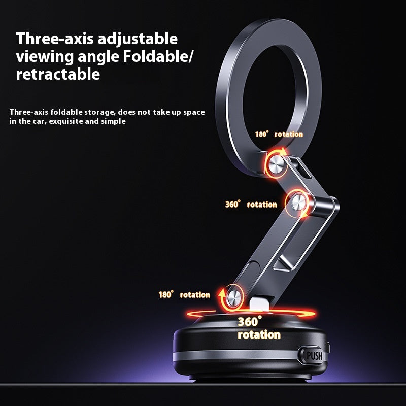 Double Suction Magnetic Car Phone Holder | 360° Adjustable Mount