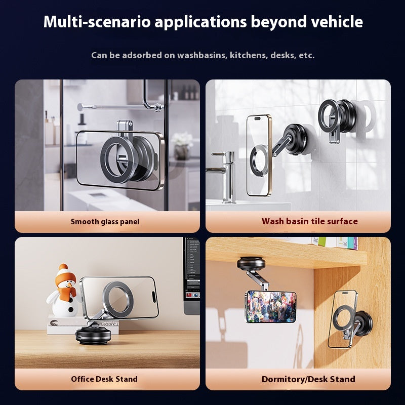 Double Suction Magnetic Car Phone Holder | 360° Adjustable Mount