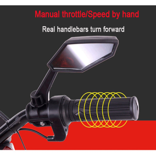12V Electric Ride-On Motorcycle for Kids – Manual Throttle, Training Wheels, Lighting Wheels