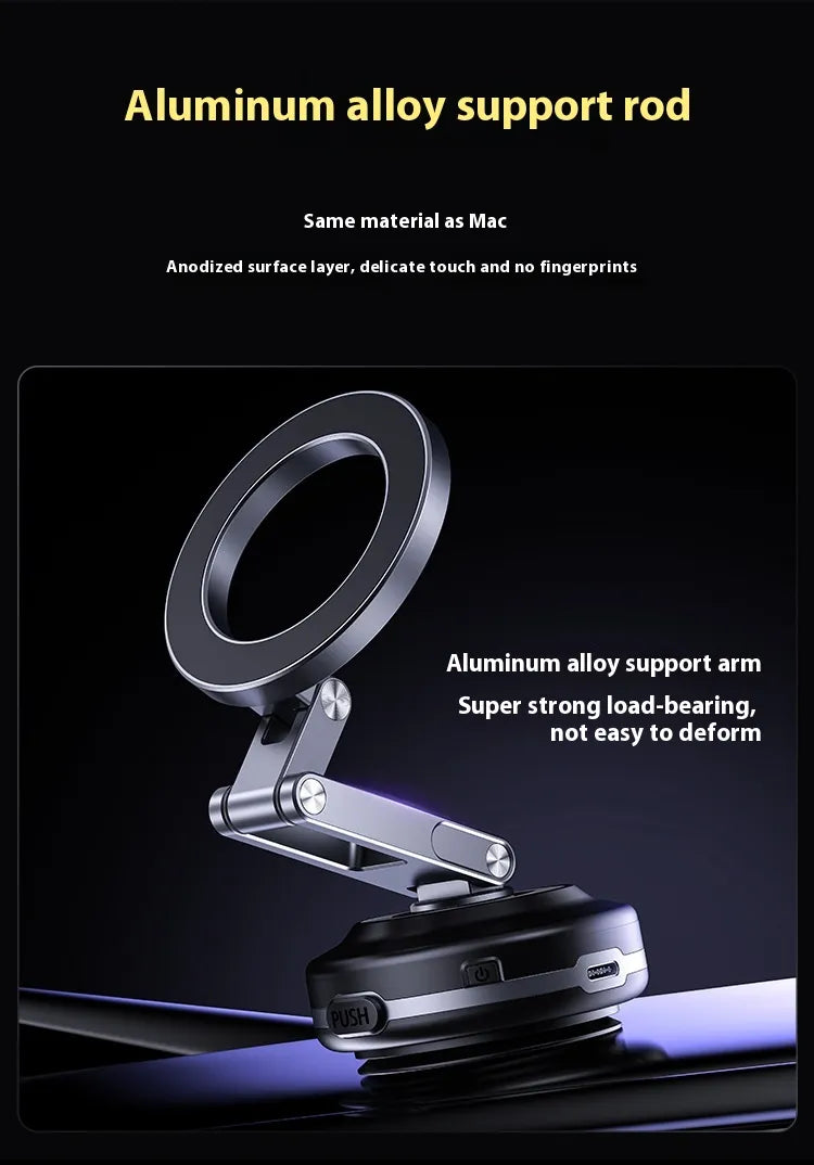 Double Suction Magnetic Car Phone Holder | 360° Adjustable Mount