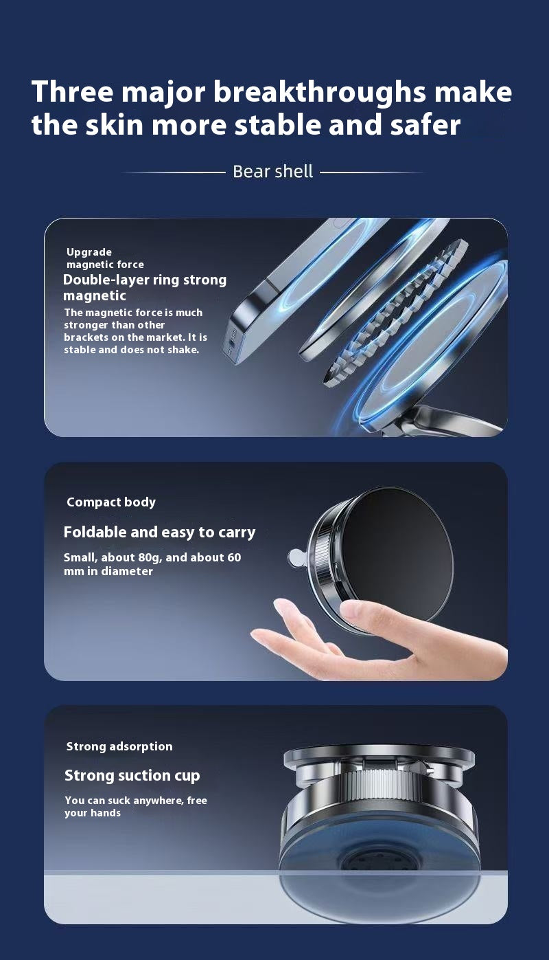 Magnifix Phone Holder | Strong Magnetic Vacuum Navigation