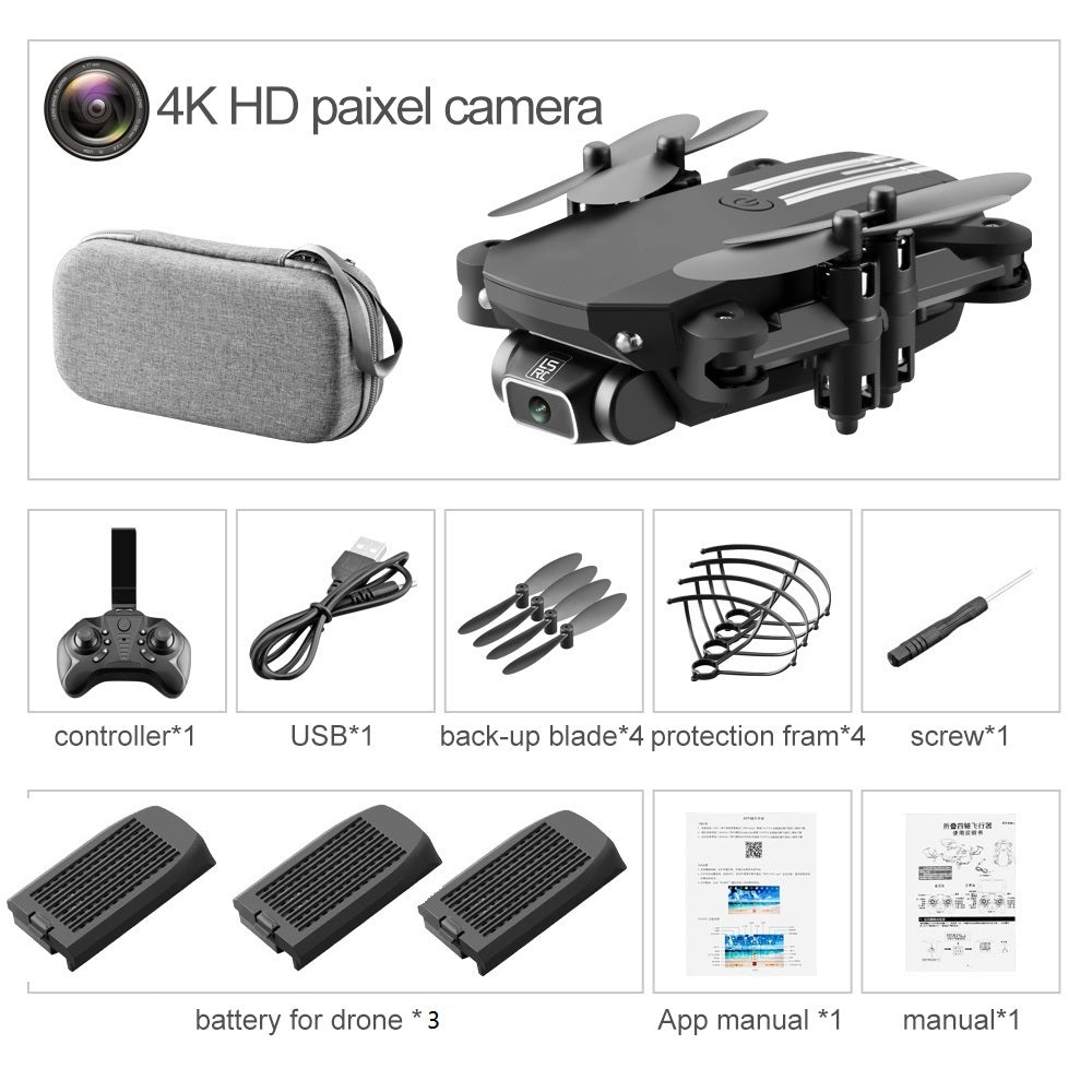 LS Mini Foldable WiFi Drone with HD/4K Camera & Altitude Hold