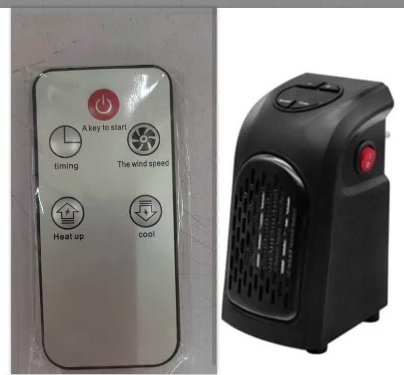 Mini Electric Ceramic Heater – Portable Fan Warmer for Home, Office & Camping