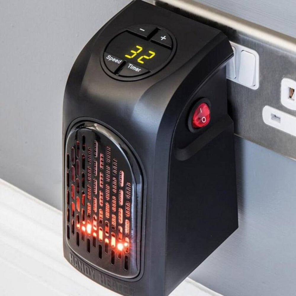 Mini Electric Ceramic Heater – Portable Fan Warmer for Home, Office & Camping