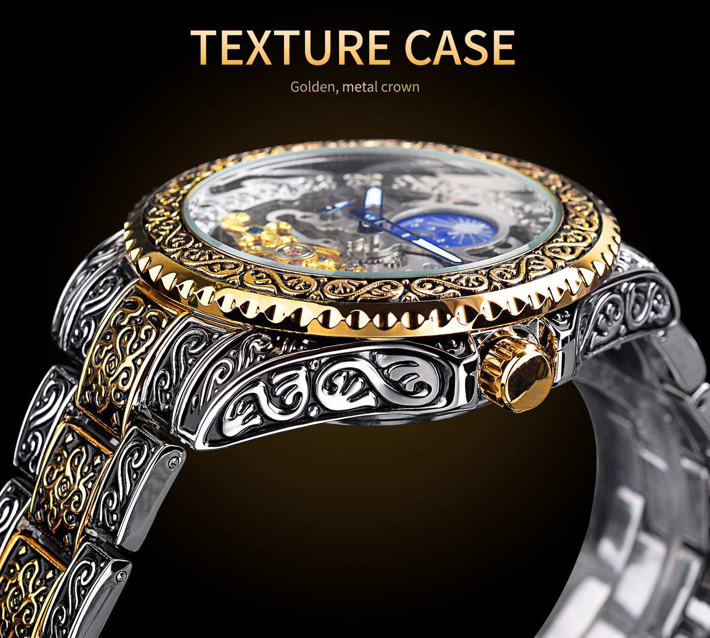 Elegant Men's Automatic Watch – Stainless Steel Luxury Timepiece