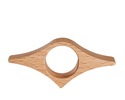 Book Pages Holding Finger Ring