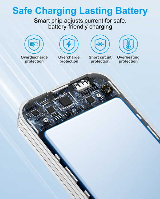 AC Socket For Fast Charging, It Comes With A Dual-wire Digital Display Power Bank