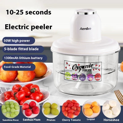 USB Rechargeable Automatic Electric Vegetable & Fruit Peeler