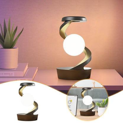 Rotating Sensor Control Moon Lamp with Wireless Charging
