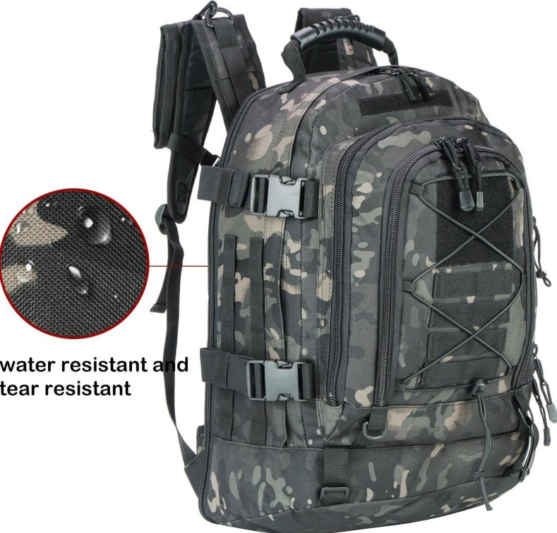 Expandable Tactical Backpack 40-64L – Military, Hiking & Gym Bag