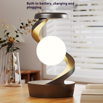 Rotating Sensor Control Moon Lamp with Wireless Charging