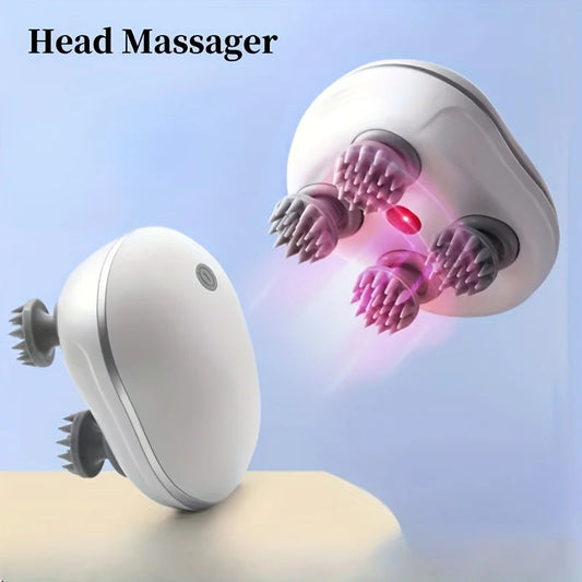 Head Massager, Stress Relax Electric Cat Head Massager.